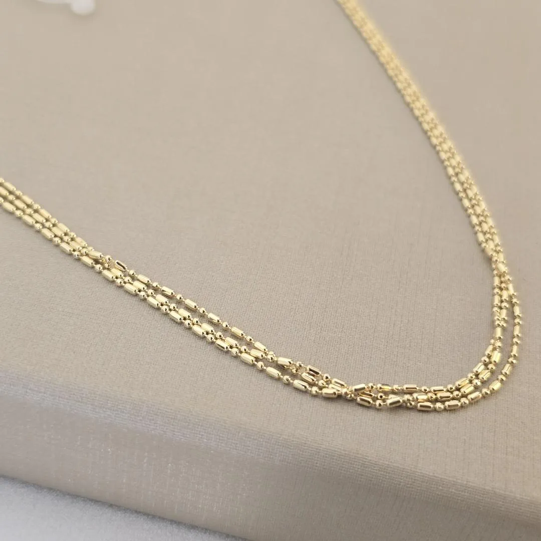 Choker Tripla Delicada