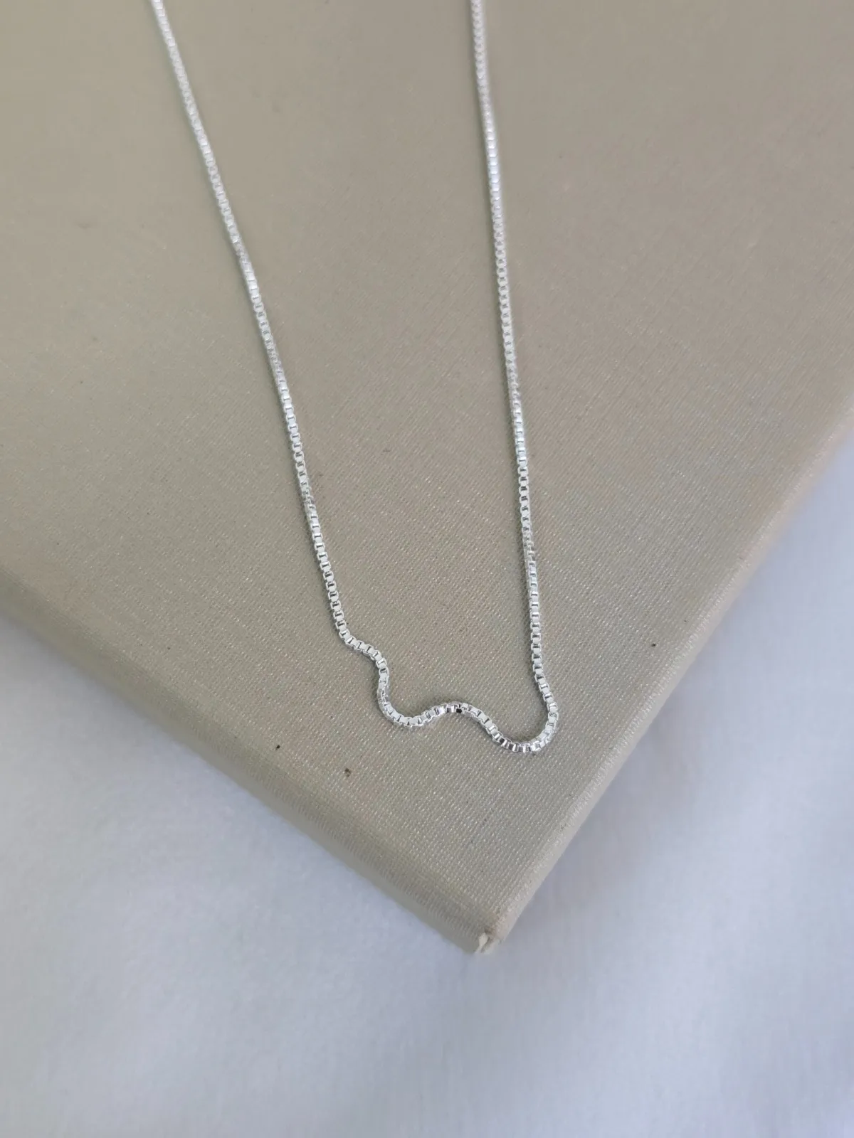 Corrente Veneziana Fina banhada Ouro 18k