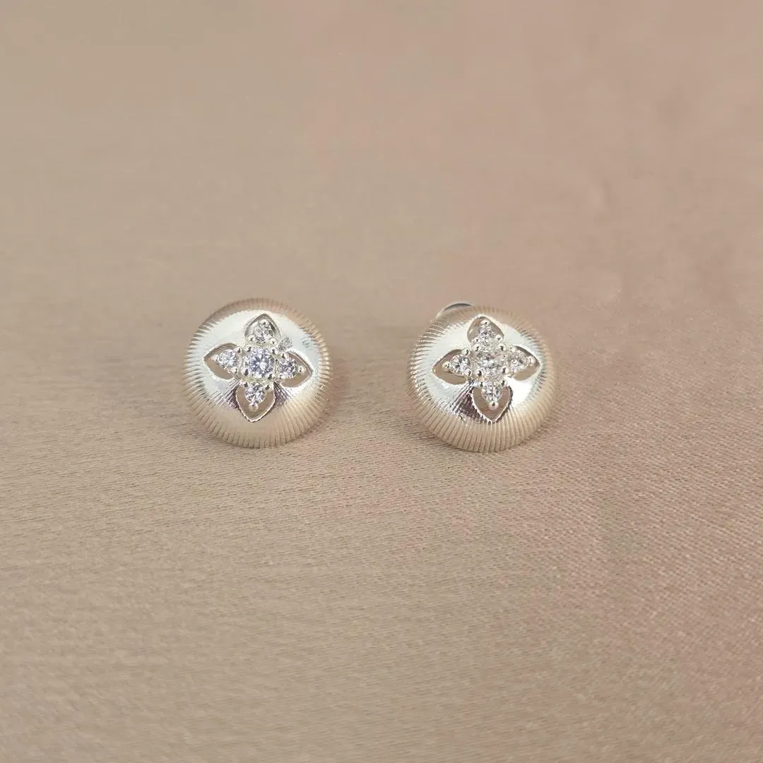 Brinco Circular Delicado Zircônia