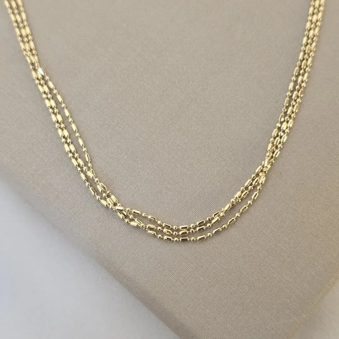 Choker Tripla Delicada