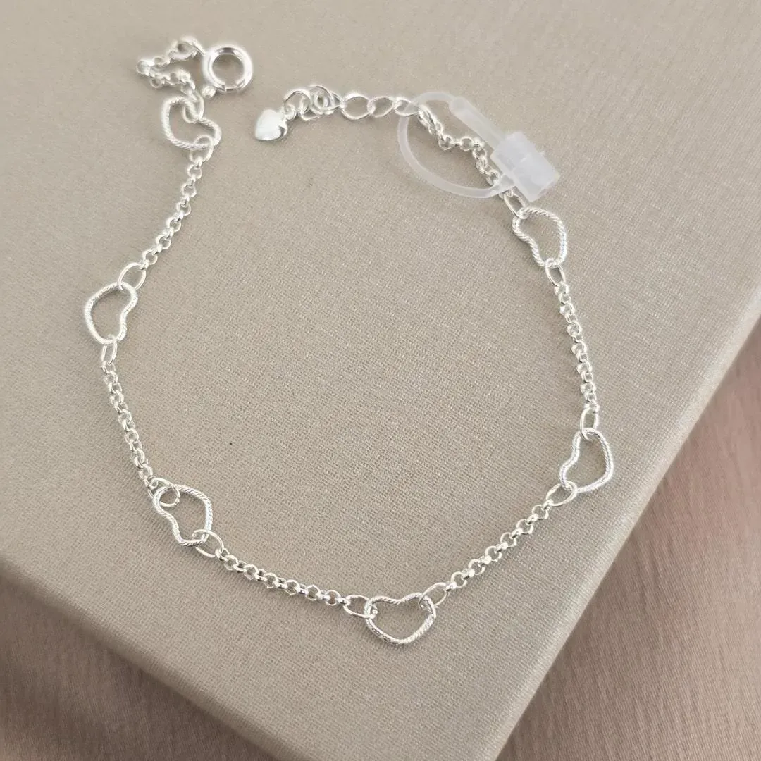Pulseira Delicada Coração