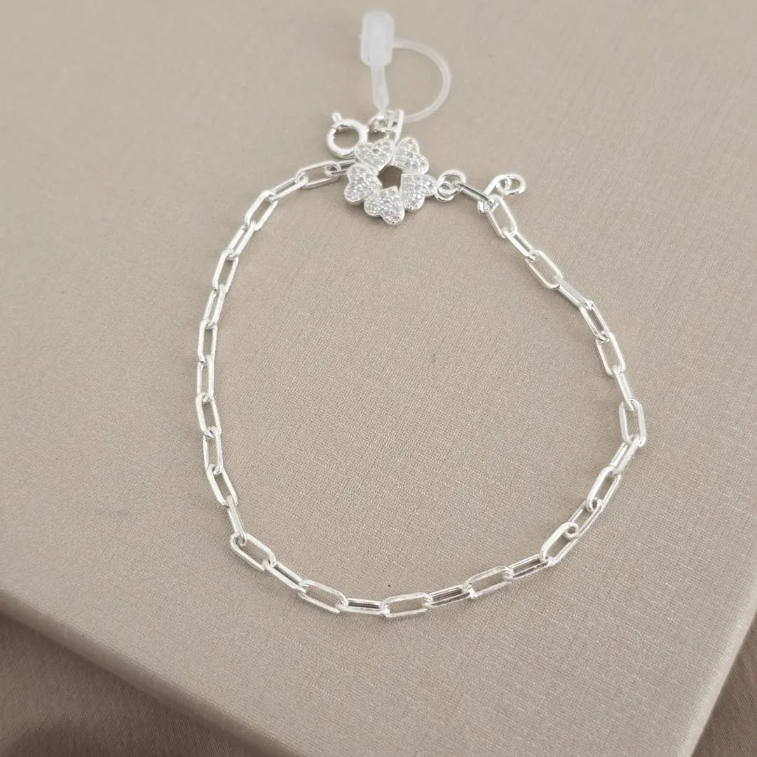 Pulseira Delicada Detalhe Coração