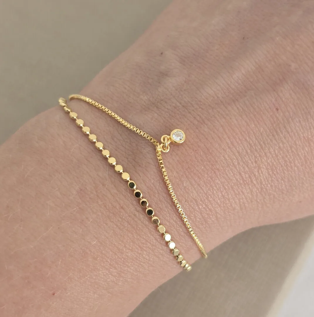 Pulseira Dupla Delicada