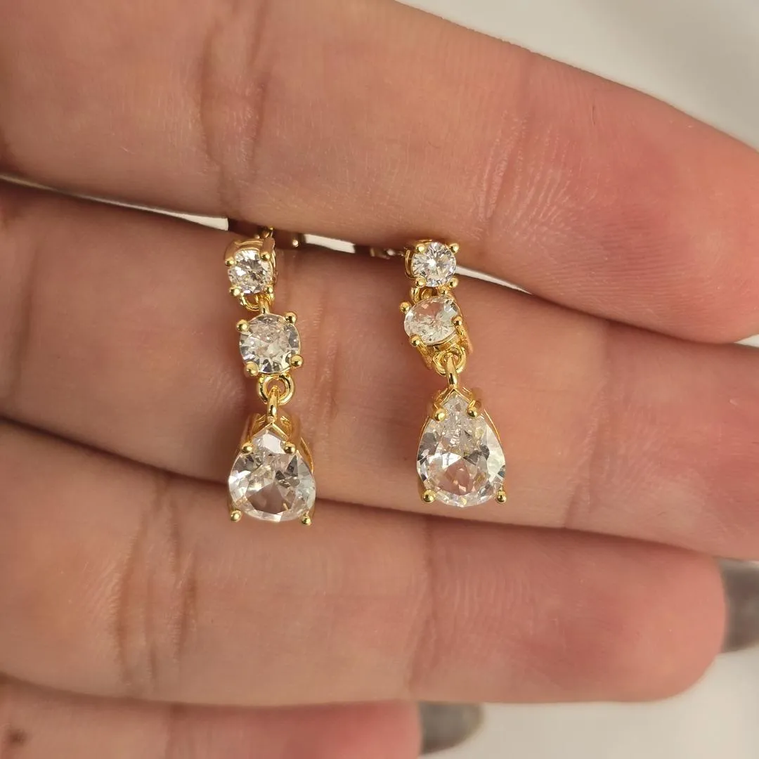 Brinco Delicado Gota Zircônia