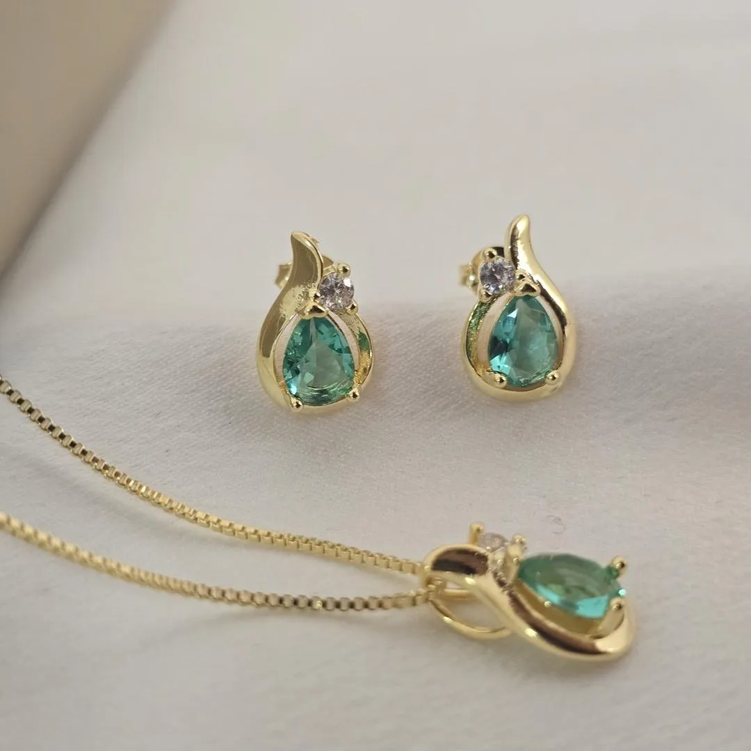 Conjunto Delicado Pedra