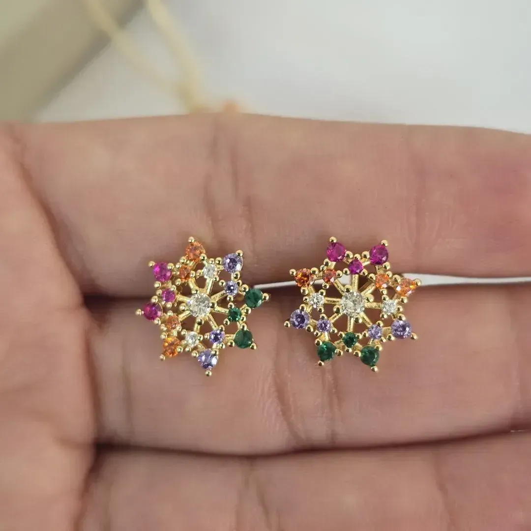 Conjunto Delicado Pedra e Zircônia
