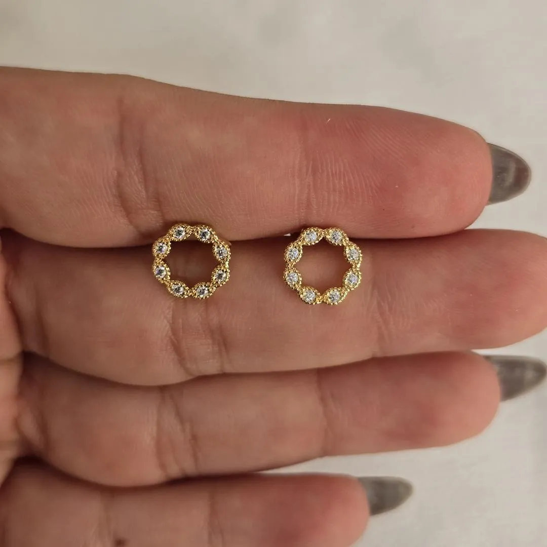Brinco Delicado Circular Zircônia