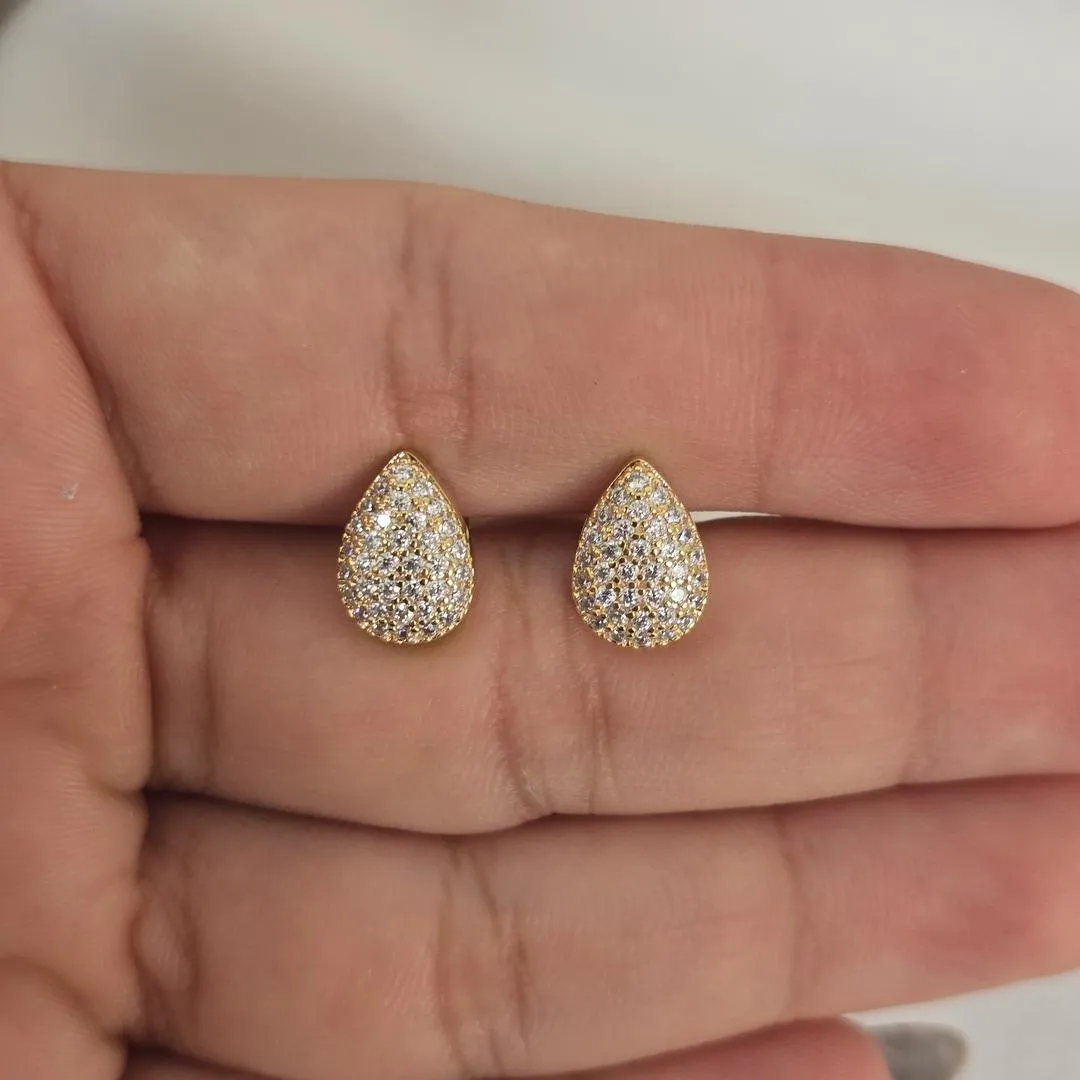 Brinco Delicado Gota Zircônia