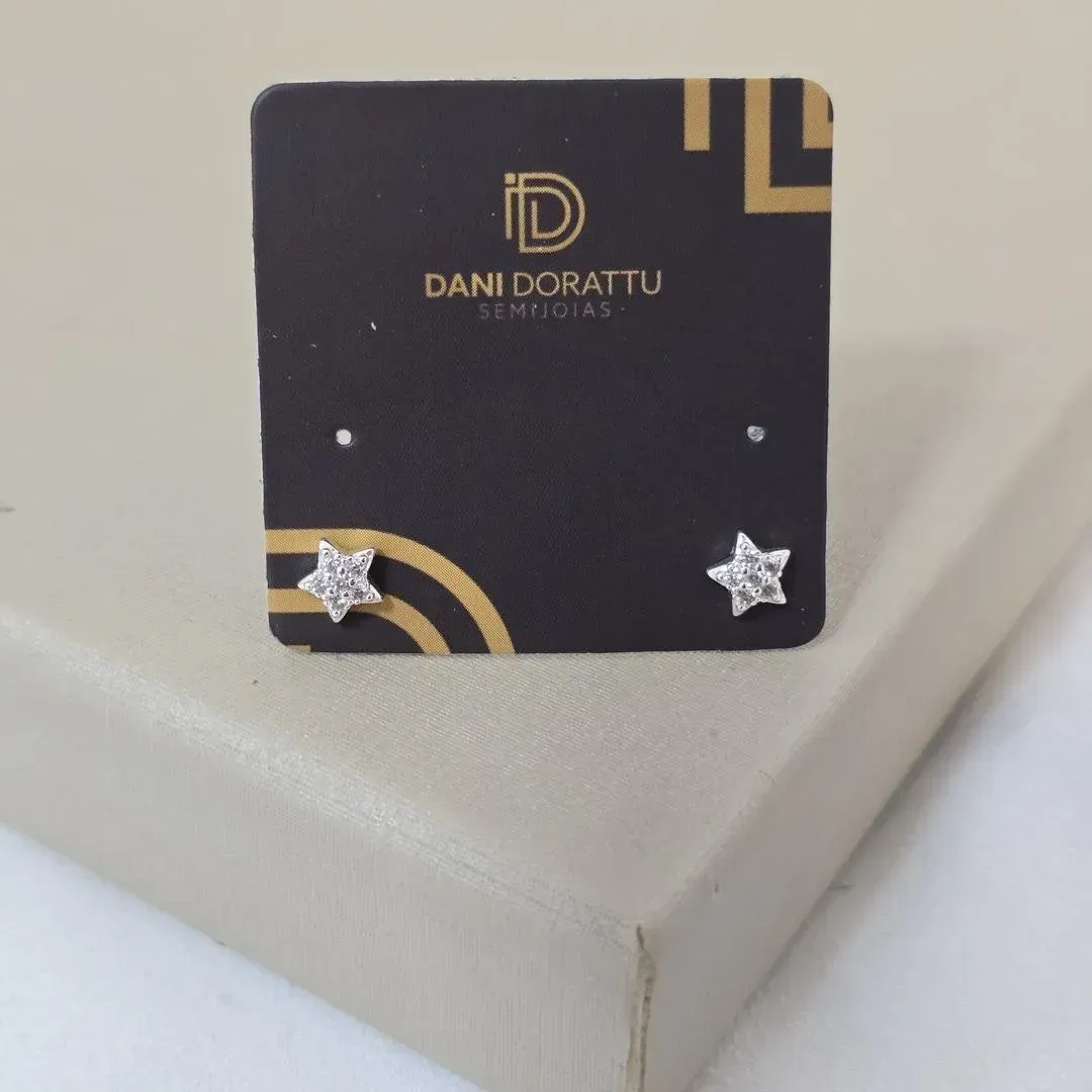 Brinco Delicado Estrela Zircônia
