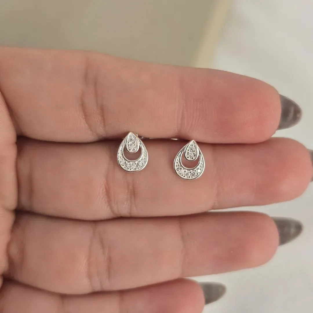 Brinco Delicado Gota Zircônia