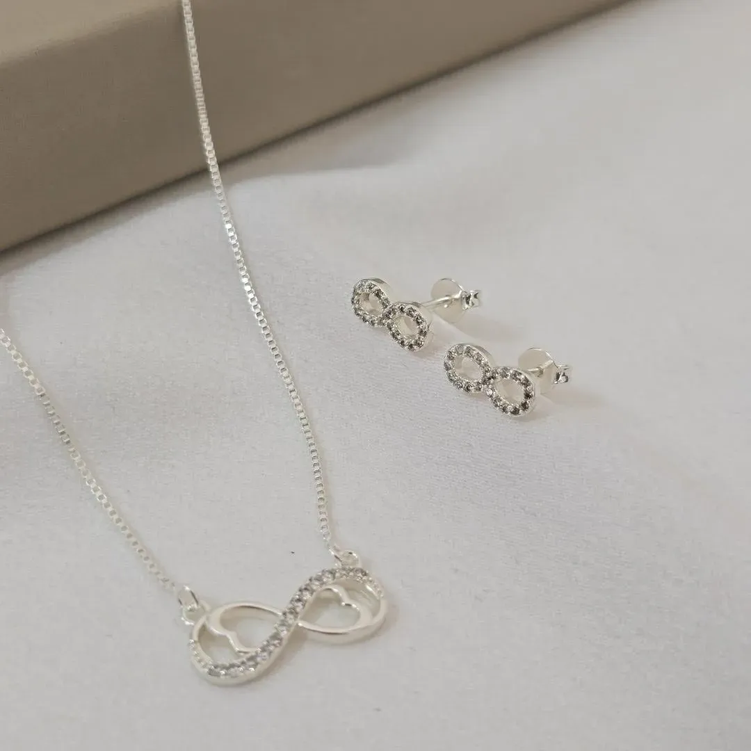 Conjunto Delicado Infinito Zircônia
