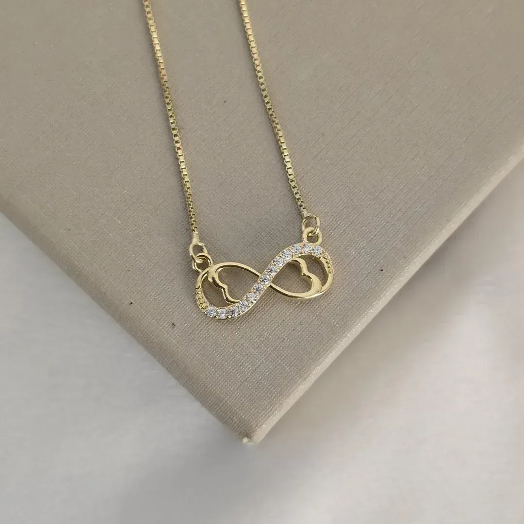 Colar Infinito Zircônia