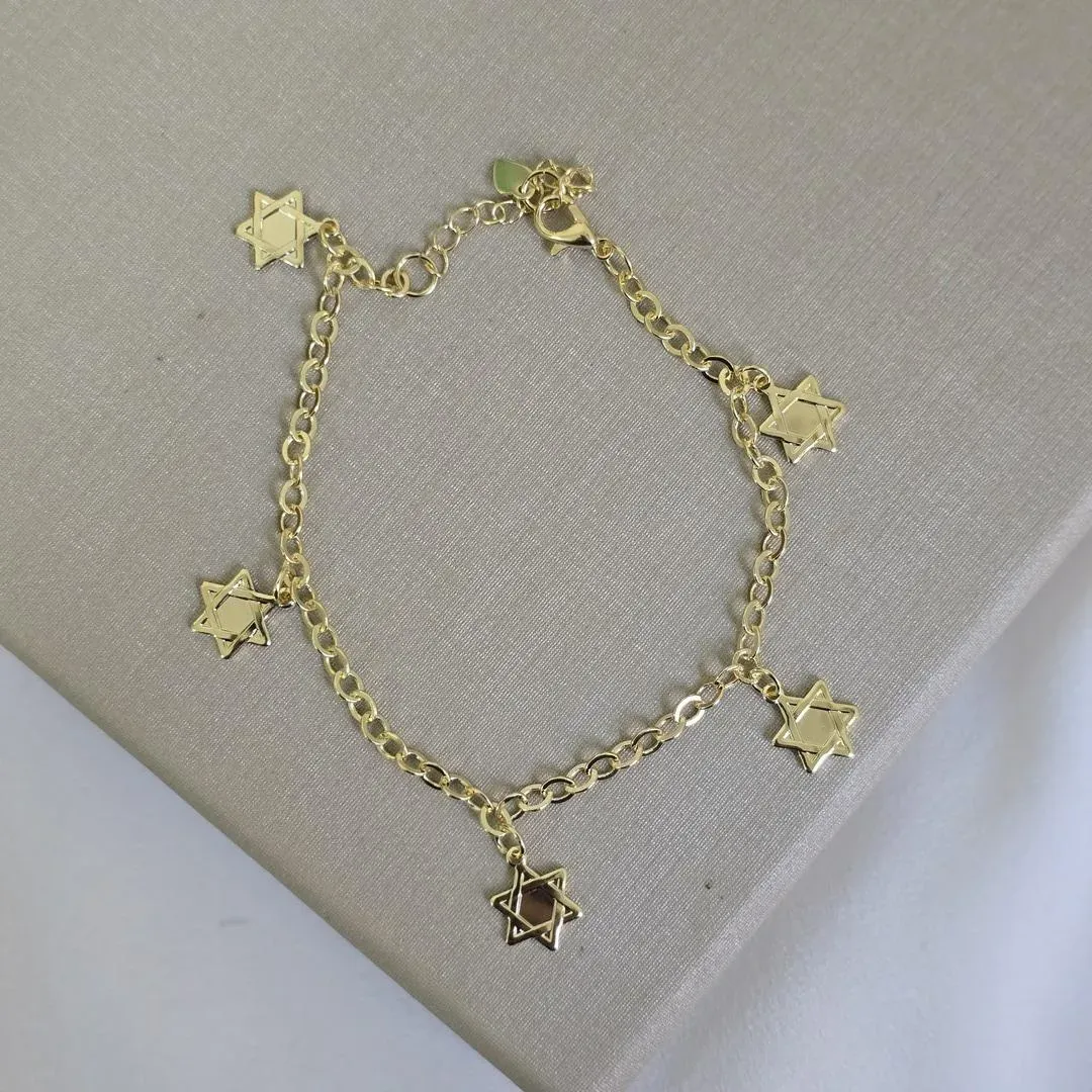 Pulseira Delicada Estrela de Davi