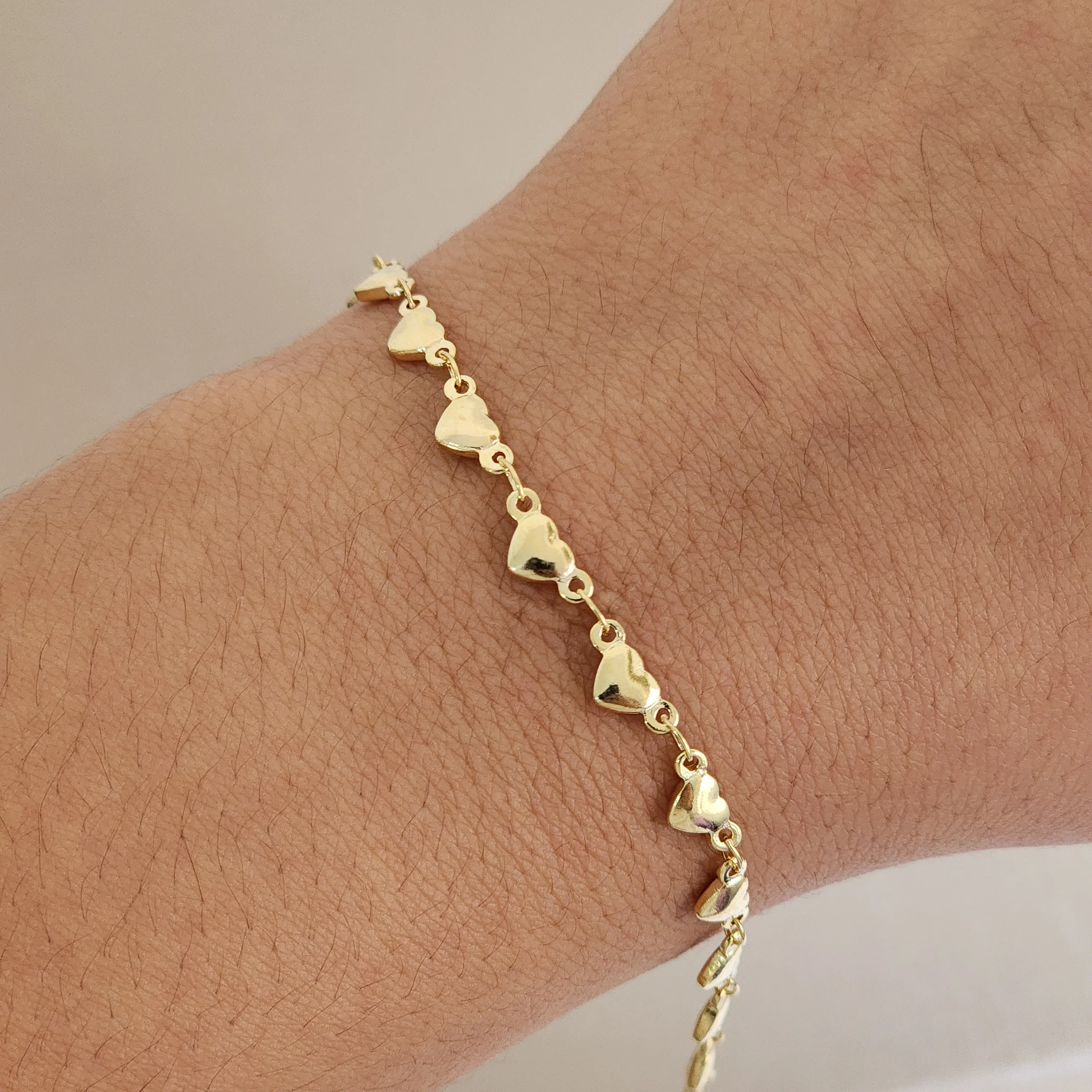 Pulseira Lisa Coração