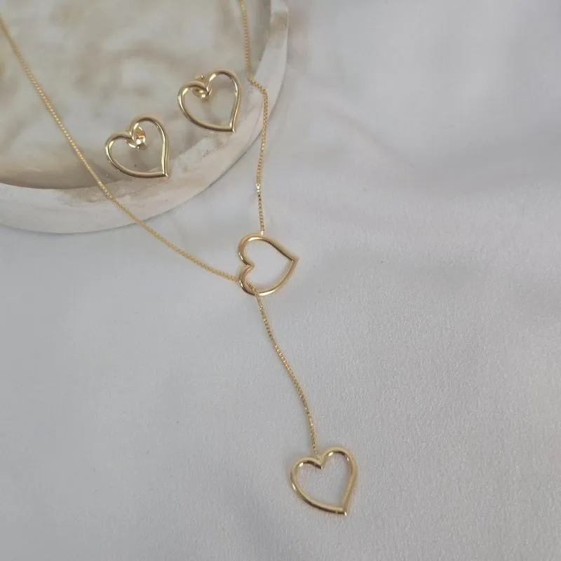 Conjunto Coracao Liso
