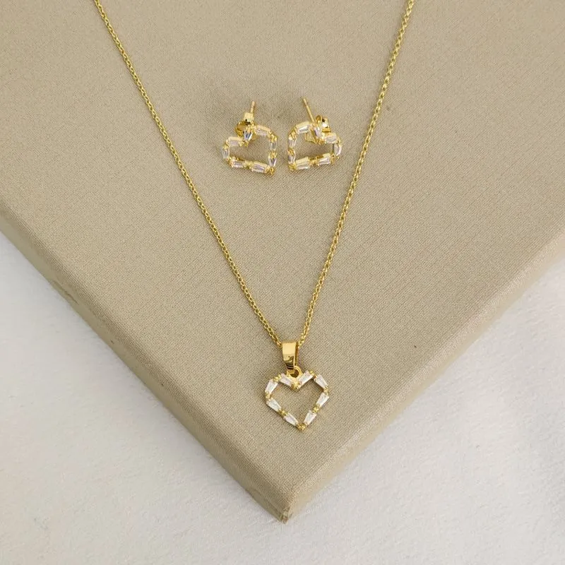 Conjunto Delicado Coração