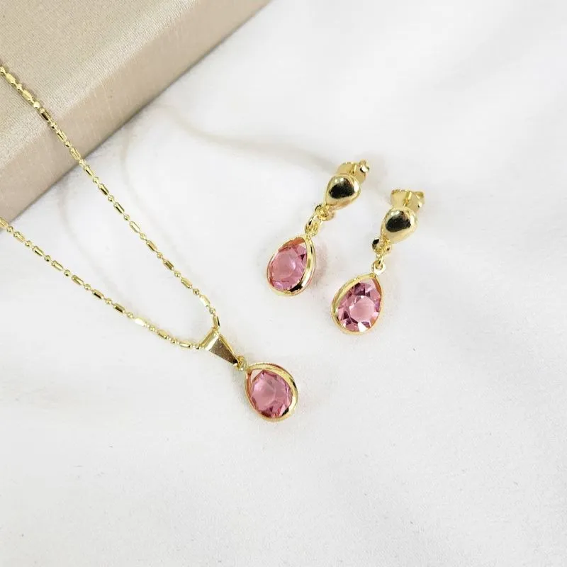 Conjunto Gota - Rosa