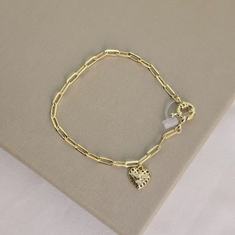 Pulseira Delicada Coração