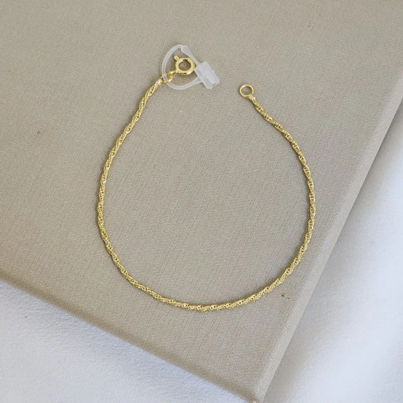 Pulseira Delicada Torcida