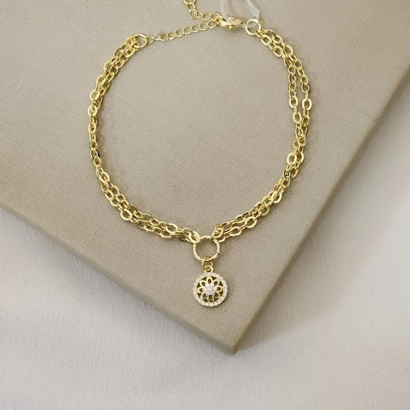 Pulseira Delicada Zircônia