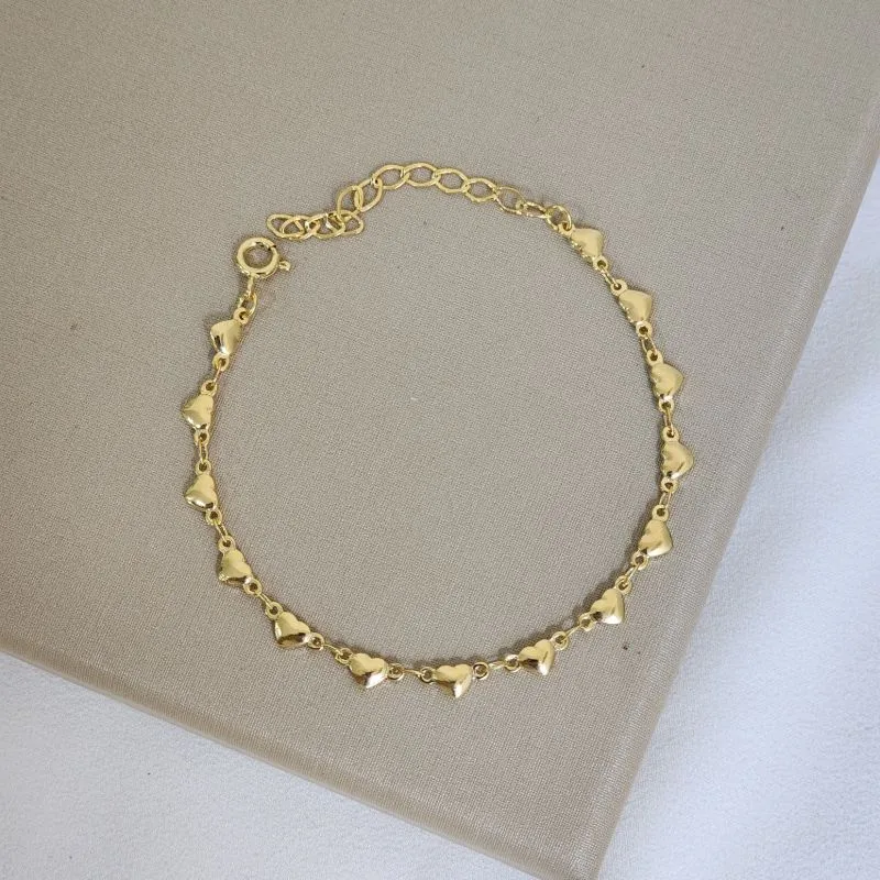 Pulseira Lisa Coração