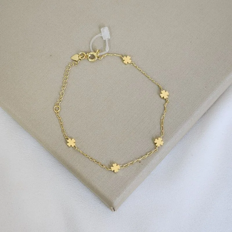 Pulseira Trevos Lisos