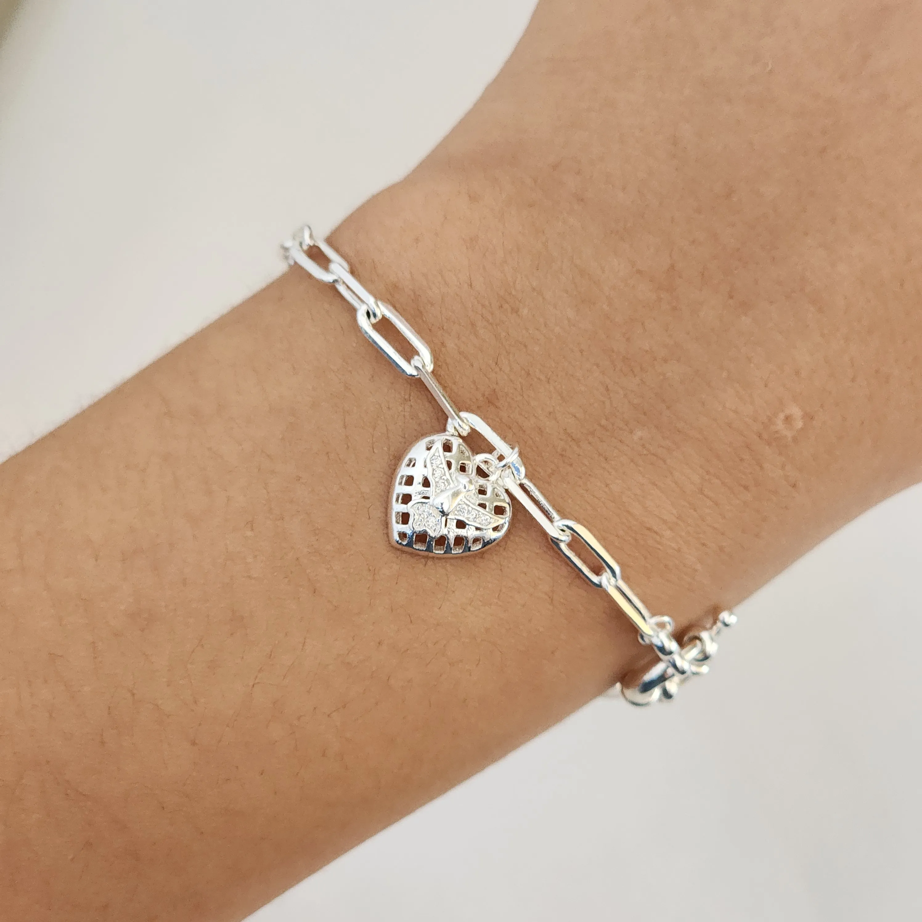 Pulseira Delicada Coração