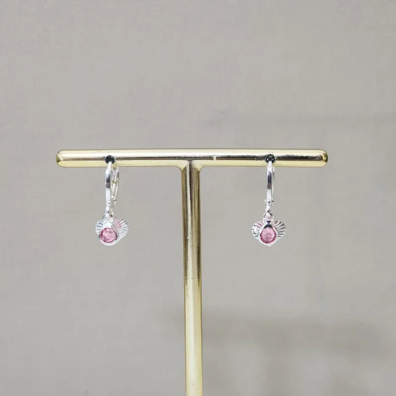 Argola Delicada Infantil - Rosa