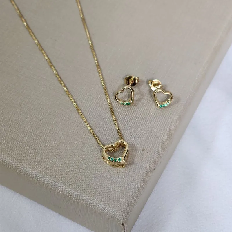 Conjunto Delicado Coração