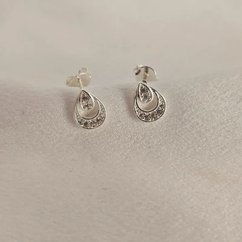 Brinco Delicado Gota Zircônia