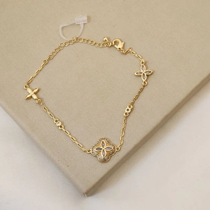 Pulseira Delicada Zircônia