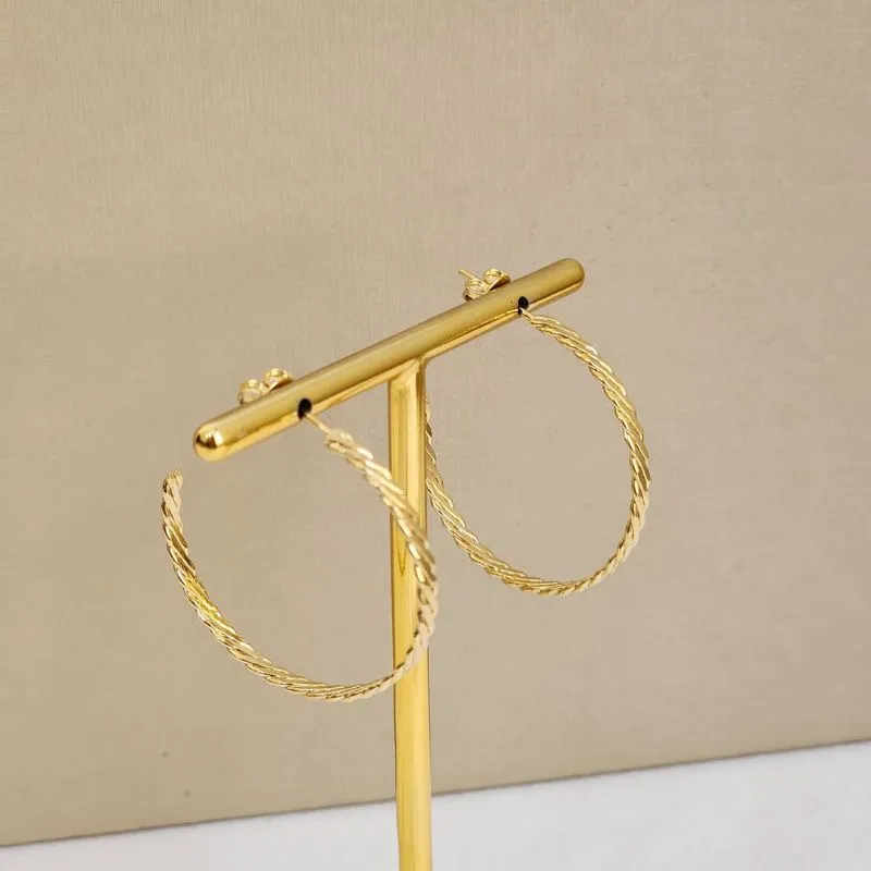 Brinco Argola Detalhada