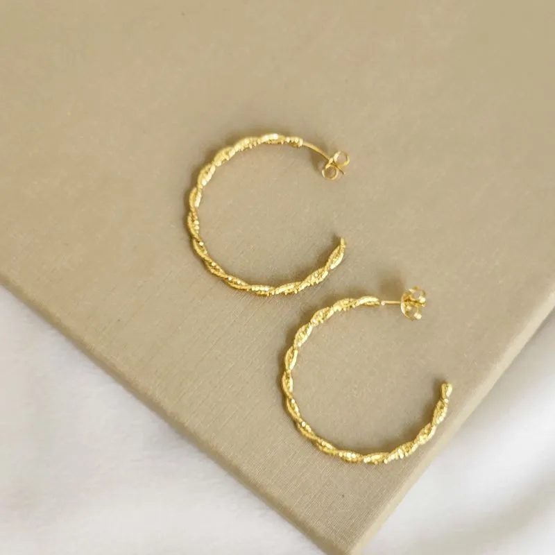 Brinco Argola Lisa Detalhada