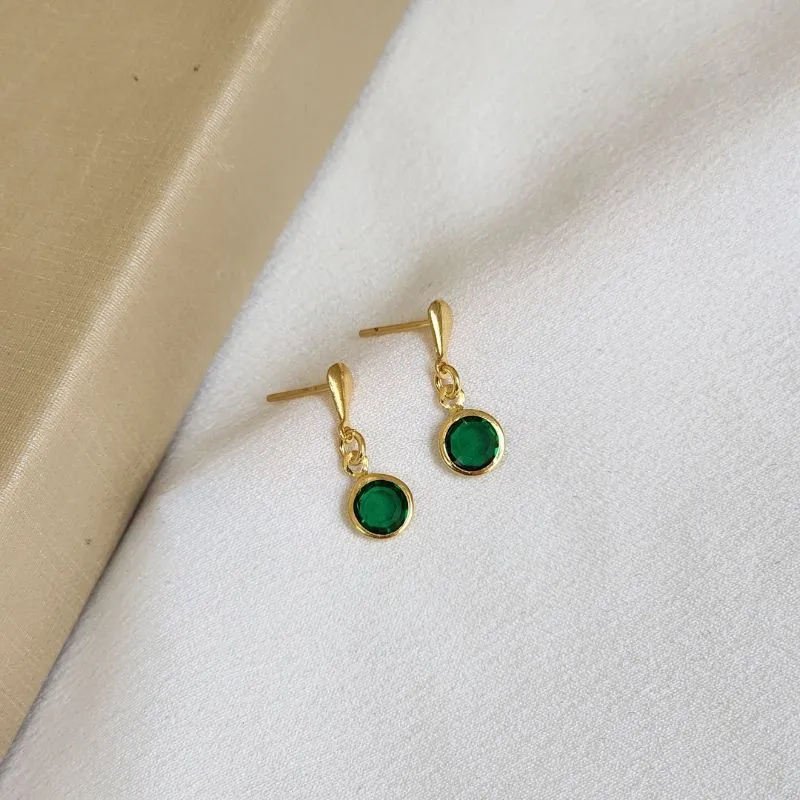 Brinco Delicado Zircônia - Verde