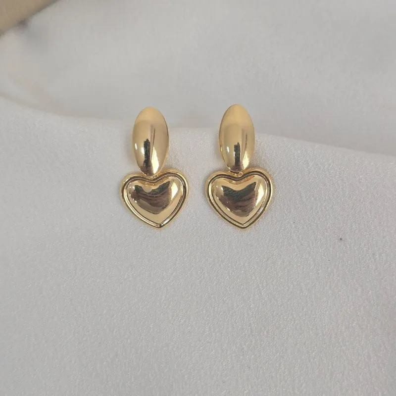 Brinco Liso Coração