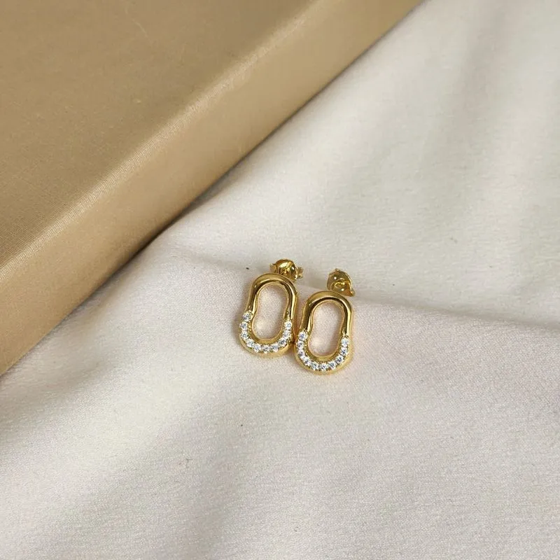 Brinco Liso e Zircônia