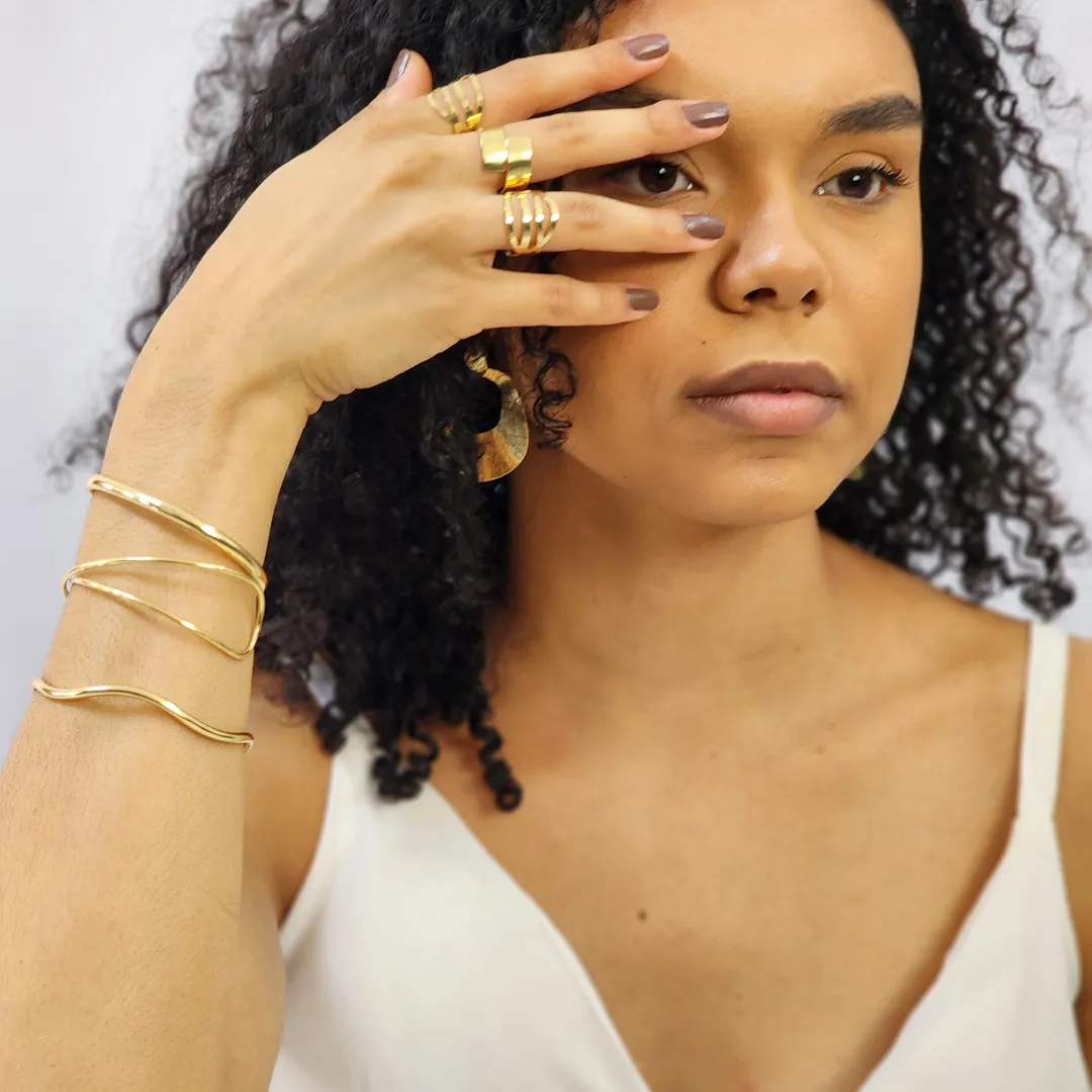 Pulseira Bracelete Maxi Lisa