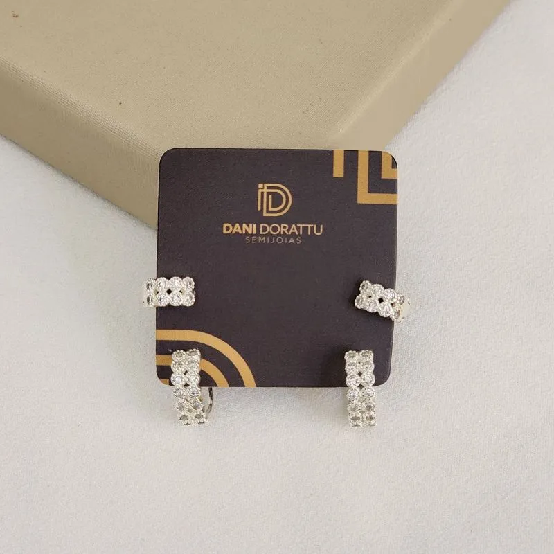 Mix Argola Delicada Zircônia