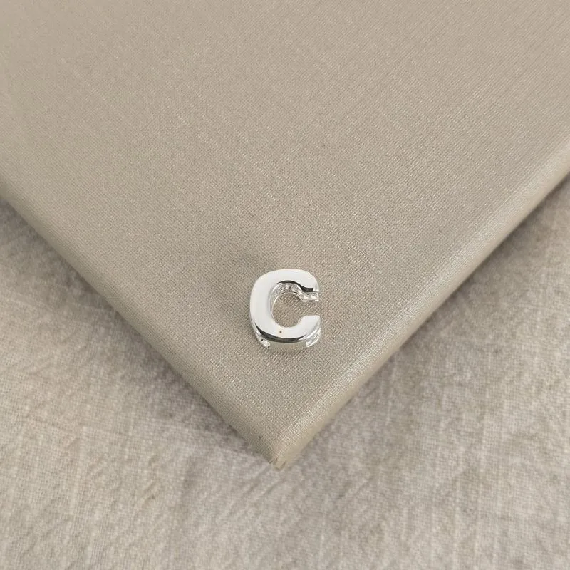 Pingente Letra C Prata