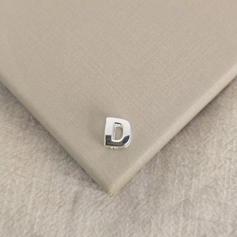 Pingente Letra D Prata