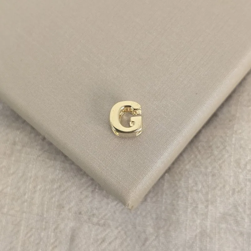 Pingente Letra G banhado ouro 18k