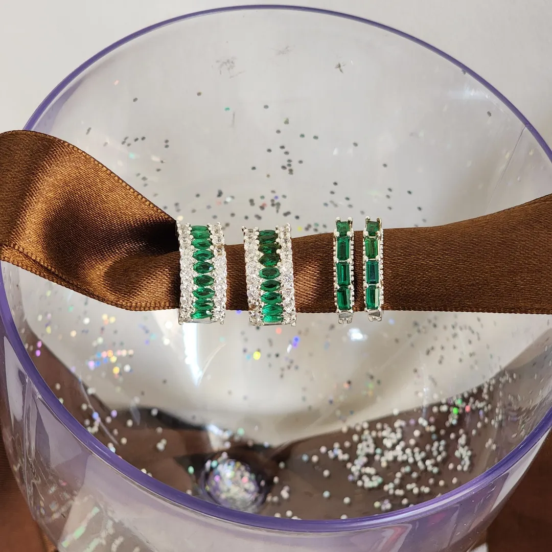 Argola Elegante Zircônia