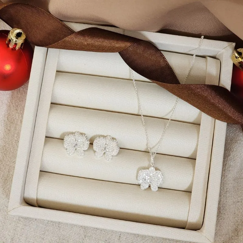 Conjunto Elegante Zircônia