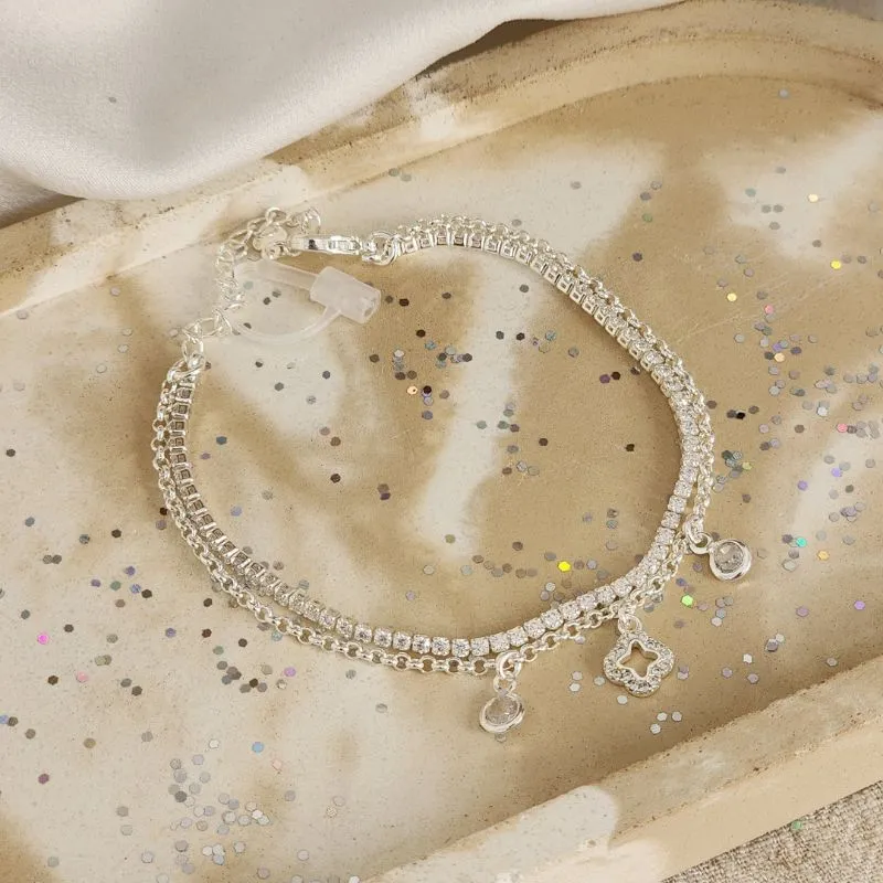 Pulseira Elegante Zircônia