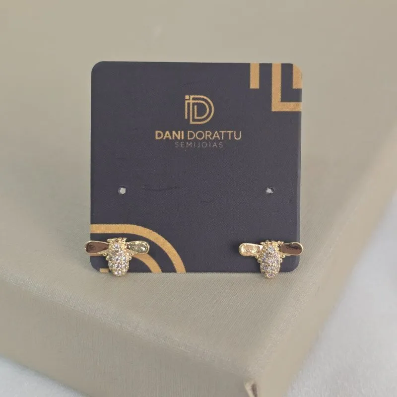 Brinco Libélula Zircônia