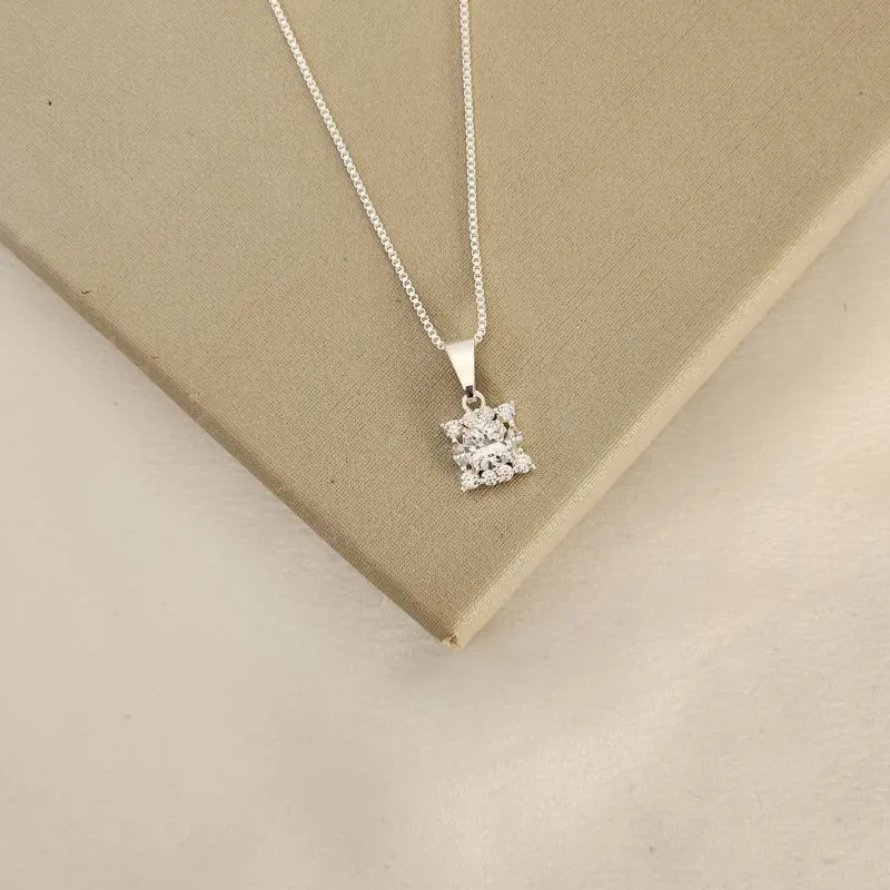 Colar Geometrico Zircônia