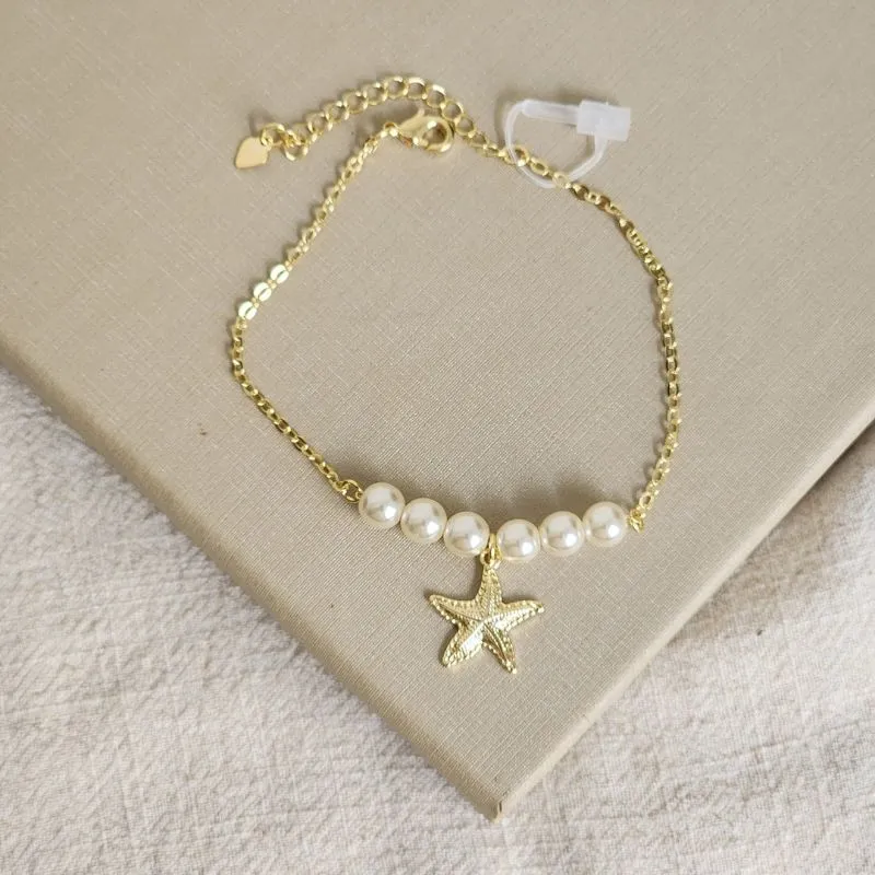 Pulseira  Maresia Lisa Pérola