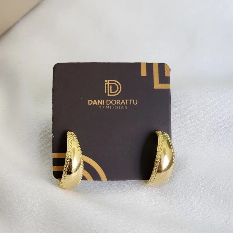 Argola Lisa (Meia Argola)