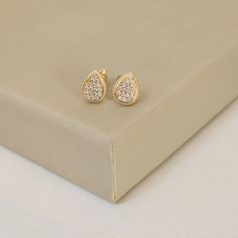 Brinco Delicado Gota Zircônia