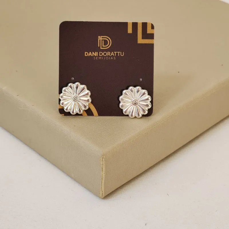 Brinco Delicado Liso e Zircônia